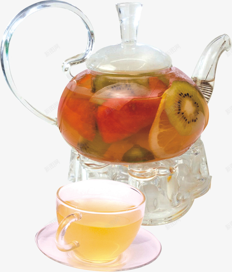 美味水果茶png免抠素材_88icon https://88icon.com 水果茶 玻璃 精美 美味