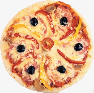 火腿披萨图标图标