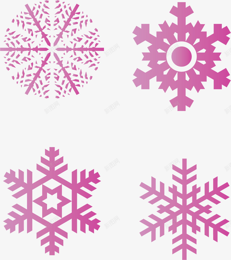 紫色雪花png免抠素材_88icon https://88icon.com 冬天 漫天飞雪 矢量漫天飞雪素材 矢量飞雪 雪花素材