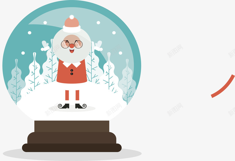 可爱圣诞老人水晶球png免抠素材_88icon https://88icon.com 下雪圣诞 可爱圣诞老人 圣诞水晶球 圣诞老人 水晶球 矢量png