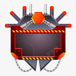 机械提示板素材