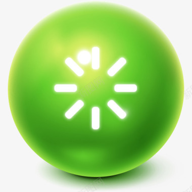球明亮的球重新启动我喜欢按钮3C图标图标