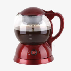 保温壶煮茶器玻璃电茶壶煮黑茶蒸汽壶高清图片