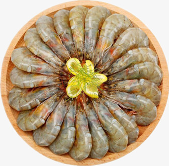 一盘新鲜大虾png免抠素材_88icon https://88icon.com 产品实物 新鲜 海鲜 生鲜 虾