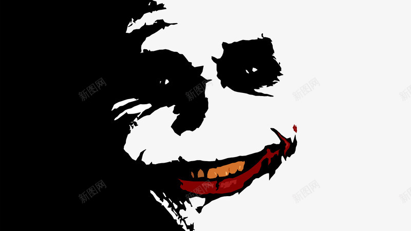 墨迹小丑png免抠素材_88icon https://88icon.com joker 免抠素材 小丑 小丑joker 微笑 红唇 黑色墨迹