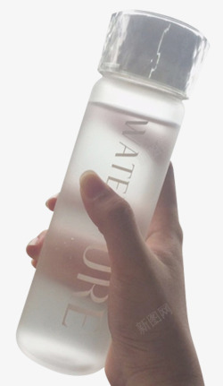 韩版磨砂透明便携防漏水杯素材