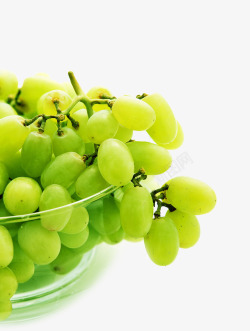 清新绿色新鲜葡萄素材