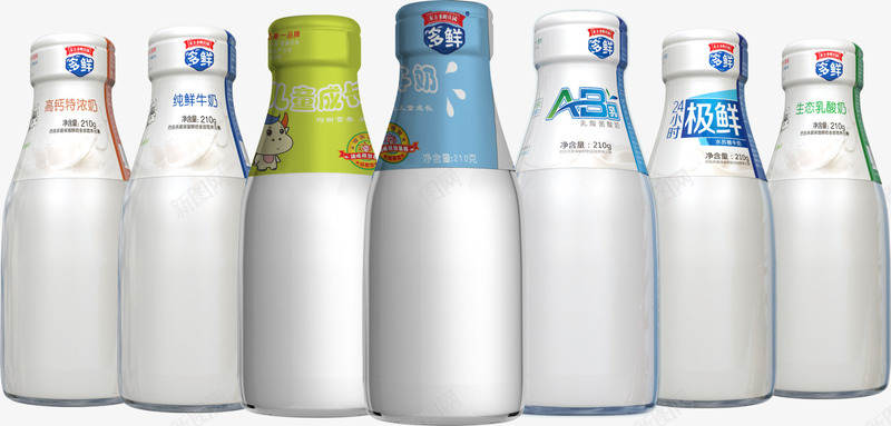 瓶装牛奶png免抠素材_88icon https://88icon.com 玻璃瓶 白色 纯牛奶 透明 饮品