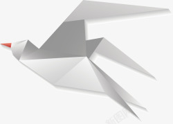 折纸白鸽素材