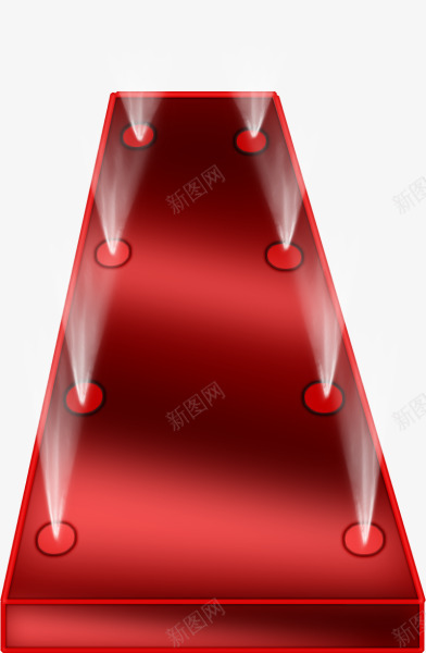 六个射灯png免抠素材_88icon https://88icon.com 一条路 光线 手绘 素材