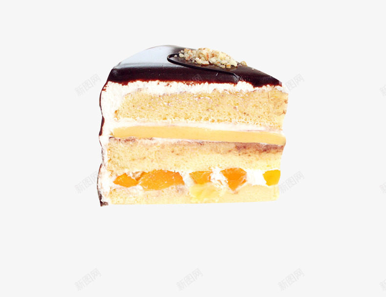 巧克力生日蛋糕切块png免抠素材_88icon https://88icon.com 新鲜蛋糕 生日蛋糕 蛋糕实物素材 食品
