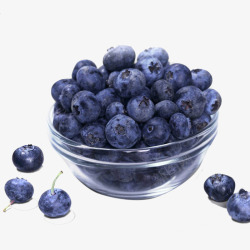 一碗蓝莓素材