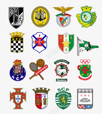 盾牌葡萄牙足球队图标图标