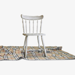 椅子和毯子的素材