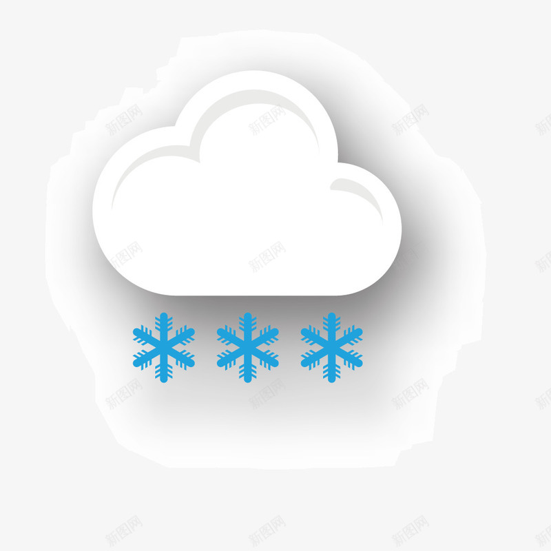 下雪标志矢量图ai免抠素材_88icon https://88icon.com 下雪 天气预报 标志 矢量图