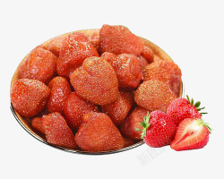 美味的草莓干素材