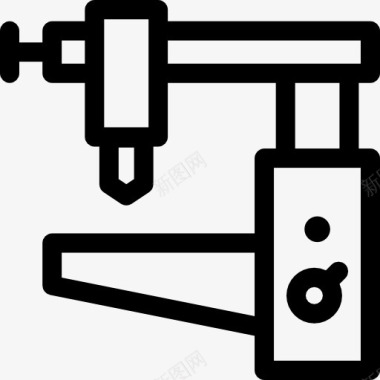 工厂质量机械图标图标