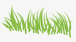 绿草绿色生长小草矢量图素材