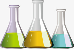 彩色实验室玻璃杯素材