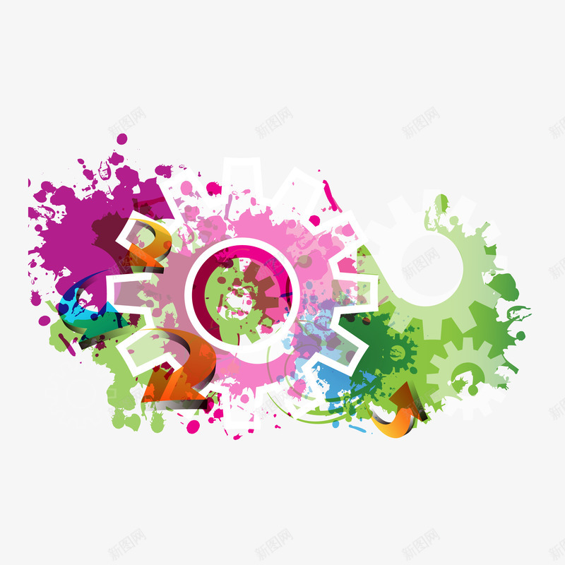 彩色墨迹齿轮背景png免抠素材_88icon https://88icon.com 墨迹齿轮背景 彩色墨迹齿轮背景 彩色墨迹齿轮背景矢量图 齿轮背景免费png下载
