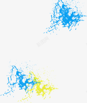 蓝色飞溅创意花纹装饰png免抠素材_88icon https://88icon.com 创意 花纹 蓝色 装饰 飞溅