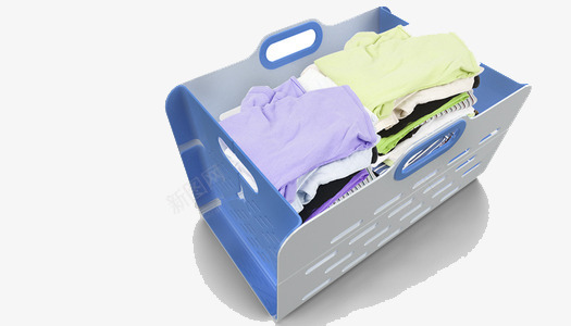 收纳洗衣篮png免抠素材_88icon https://88icon.com 塑料洗衣篮 收纳 洗衣篮 蓝色洗衣篮 衣服 衣服篮子