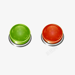 红绿提交按钮素材