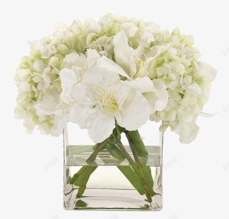 白色花卉装饰玻璃花瓶软装png免抠素材_88icon https://88icon.com 摆设 玻璃 白色 花卉 花瓶 装饰 装饰花瓶