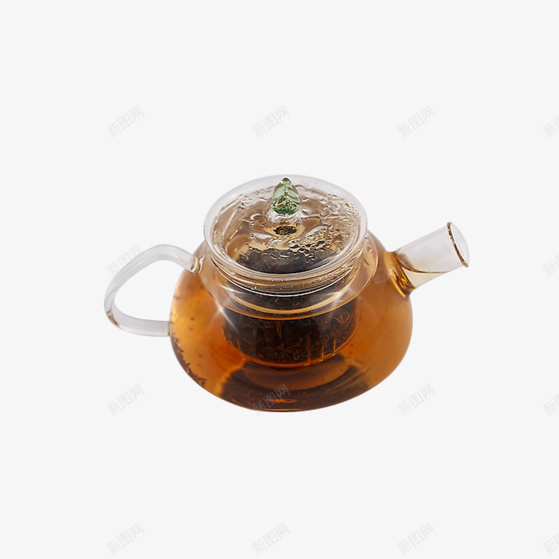 乌龙茶png免抠素材_88icon https://88icon.com 乌龙茶 玻璃 玻璃茶壶 红茶
