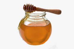 玻璃蜂蜜罐素材