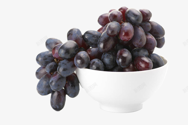 白色瓷碗里的黑加仑png免抠素材_88icon https://88icon.com 夏黑葡萄 提子 果实 水果 白色小碗 葡萄 食物 黑加仑