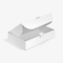 白色包装纸盒素材