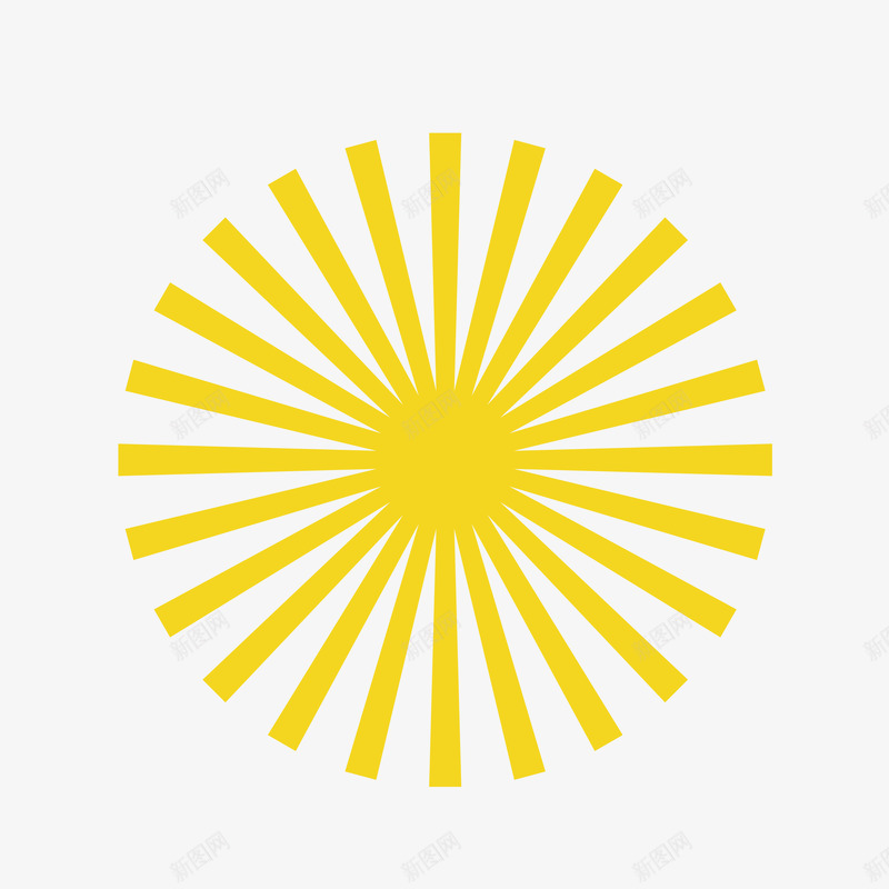 发散光线png免抠素材_88icon https://88icon.com 发散光线 海报设计素材 黄色光线
