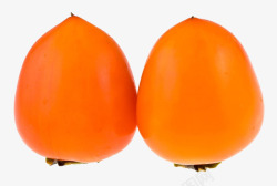 两个柿子素材