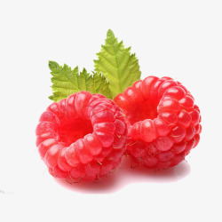 美味新鲜的树莓实物图素材