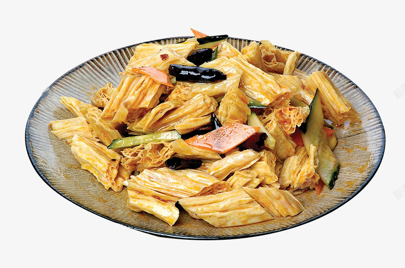 凉拌腐竹png免抠素材_88icon https://88icon.com 中华美食 中国美食 产品实物 凉拌菜 绿色食品 腐竹 菜品 餐饮