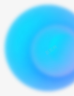 蓝色模糊的球形物体活动形状素材