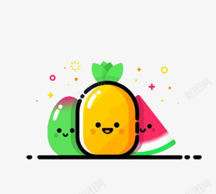 西瓜水果图标图标