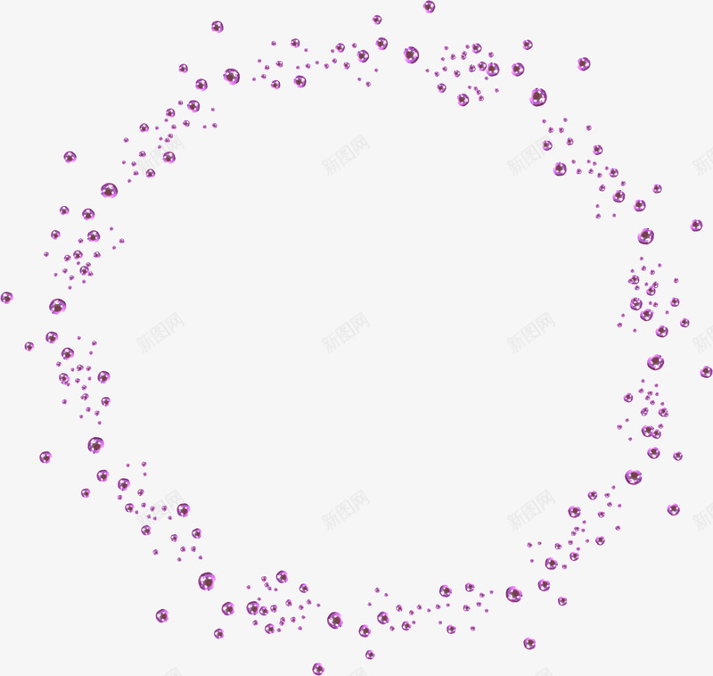 紫色漂亮珠子圆环png免抠素材_88icon https://88icon.com 漂亮珠子圆环 珠子圆环 紫色珠子圆环