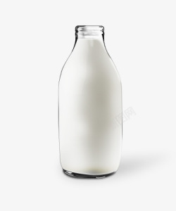 透明牛奶瓶子素材