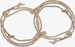 麻绳绳结装饰素材