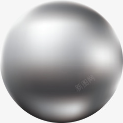 渐变的立体球饰品立体球矢量图素材