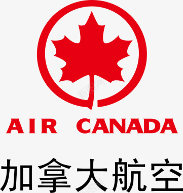 骷髅标识加拿大航空logo矢量图图标图标