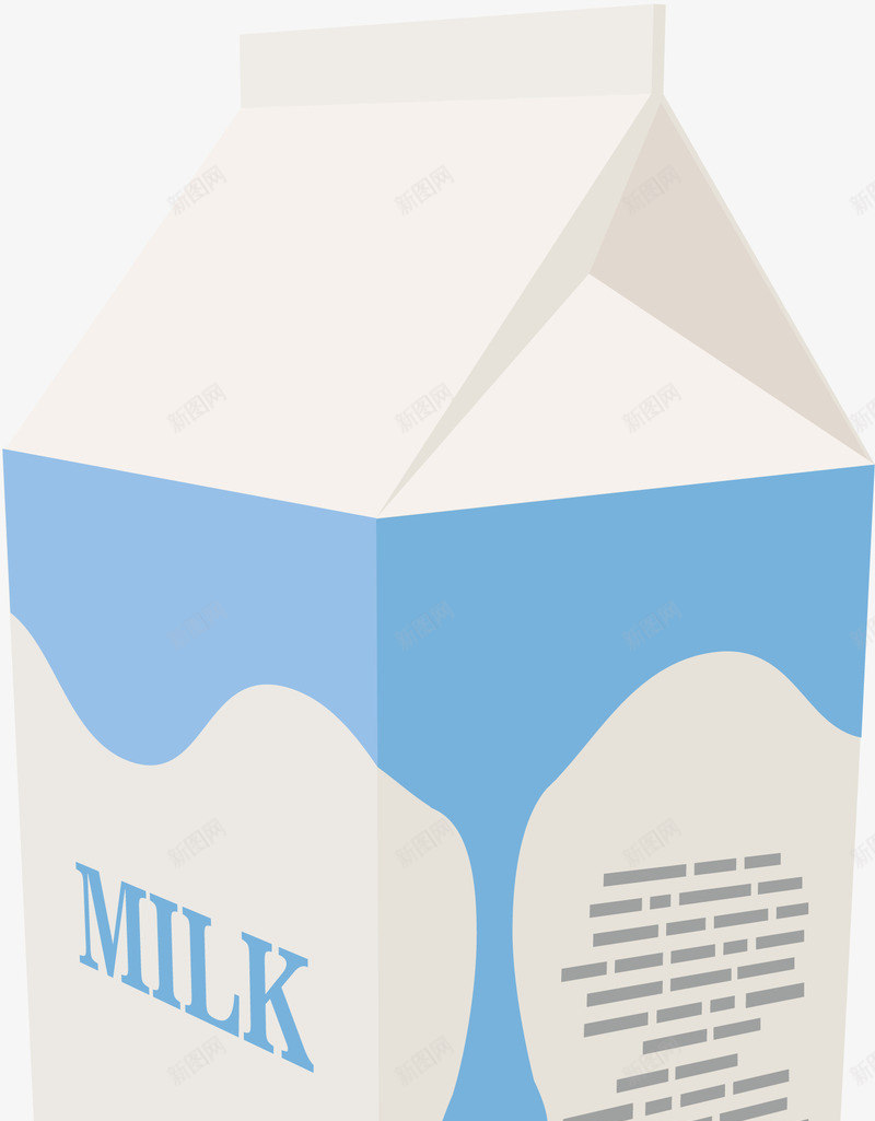牛奶盒png免抠素材_88icon https://88icon.com 盒子 立体 装饰 饮料