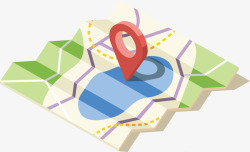 z旅游目的地地图显示坐标矢量图高清图片