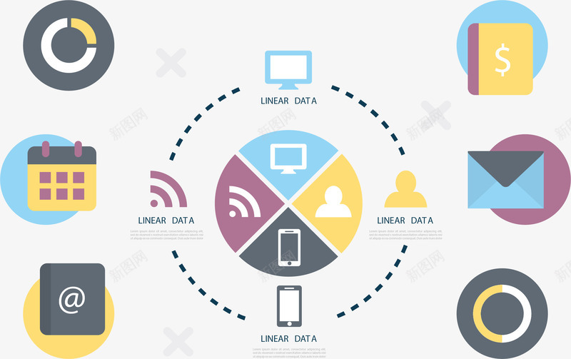 移动互联网信息图表png免抠素材_88icon https://88icon.com 信息图表 分类标签 工作计划分类 矢量素材 移动互联