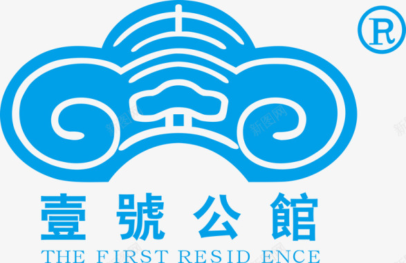 中国航天企业logo标志壹号公馆logo矢量图图标图标