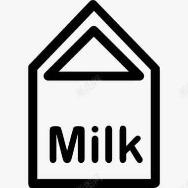 牛奶制造者牛奶图标图标