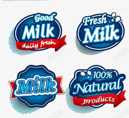 牛奶牛奶宣传图标图标