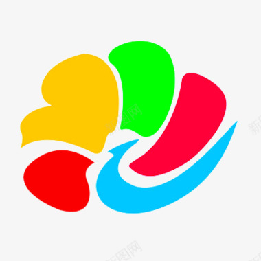 五彩彩色logo图标图标